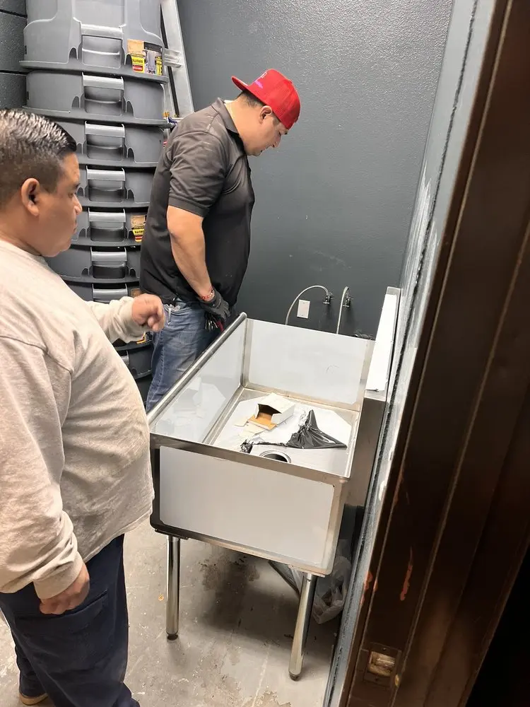 Commercial plumbing and sink installation in Susanville